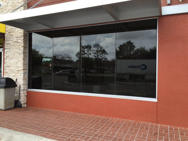 commercial window film application